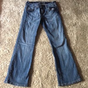 Dark Blue Bellbottom Jeans